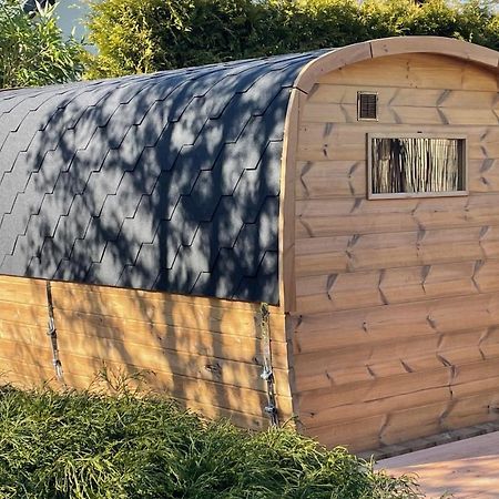 Ferienhaus Blaumond Mit Gartensauna Wandlitz Exterior foto
